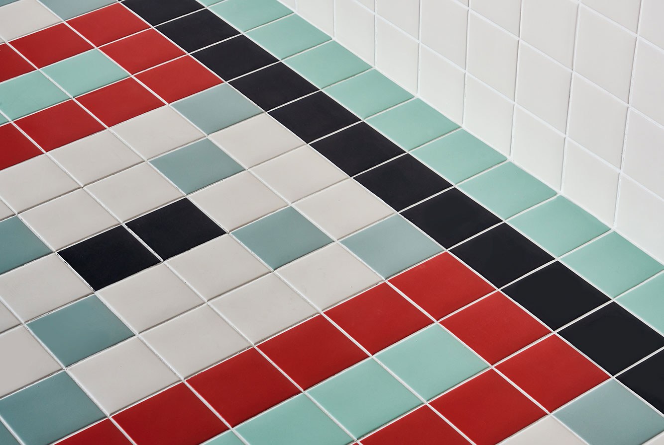 PIXEL41 / WHITE /  BLACK / RED / CELADON / MINT