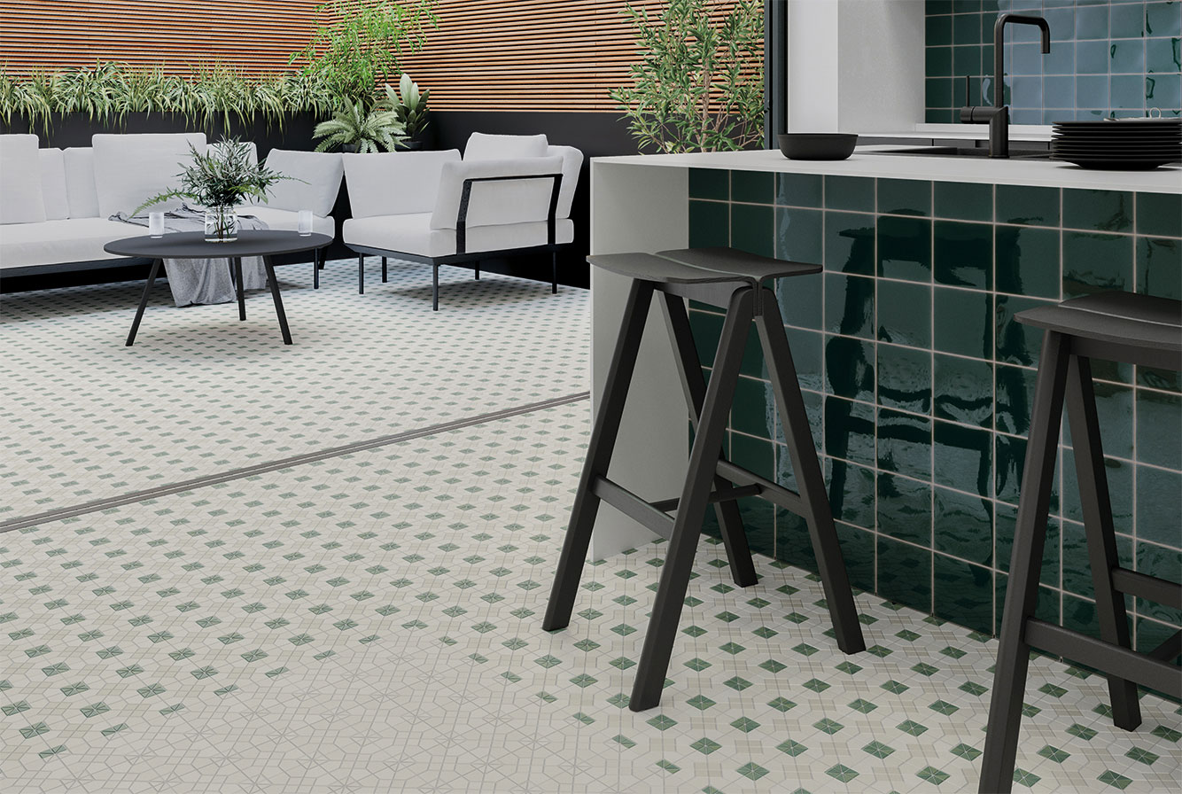 TESSERAE SUIT BLANC / SUIT MARINO